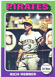 1975 Topps Baseball Cards      492     Rich Hebner